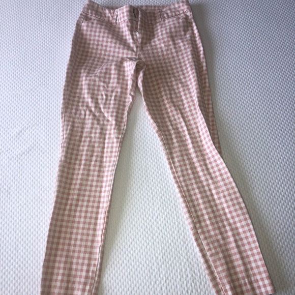 Pink Checkered Old Navy Stevie Pants - Picture 2 of 3